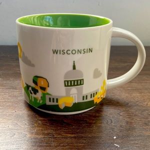 Starbucks “You Are Here” collection mug from Wisconsin